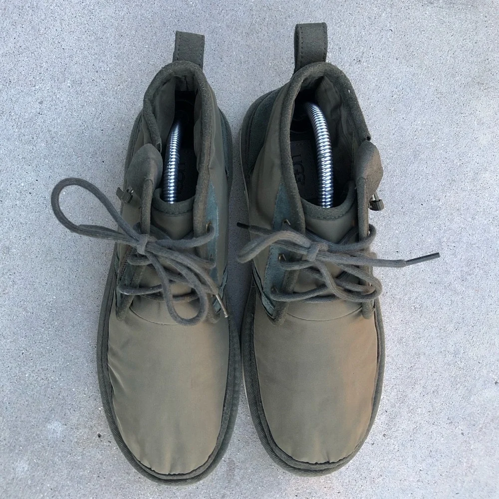 UGG Neumel Zip MLT Mens Shoes Military Green Mid Top Sneakers 1102430 Size 9 US - Picture 3 of 16